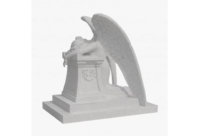 Купить Скульптура из мрамора S_72 Скорбящий ангел